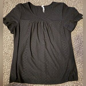 NY Collection Size Small Black Blouse